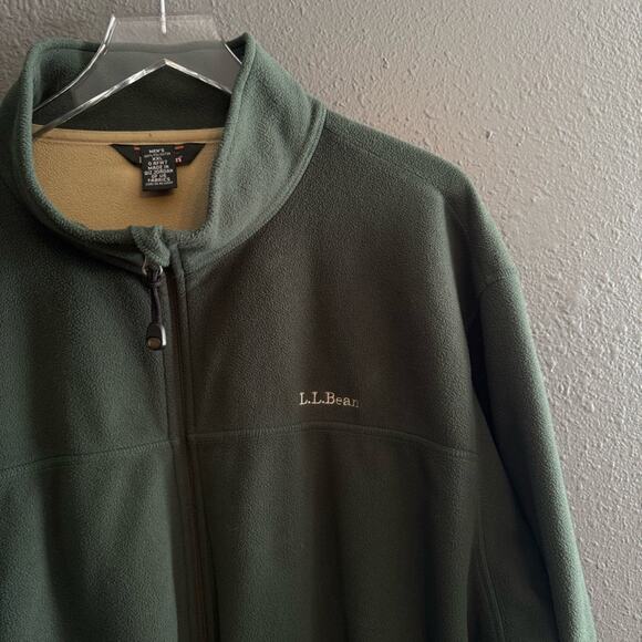 L.L Bean Polartec Fleece Zip Up Size XXL - Picture 3 of 8